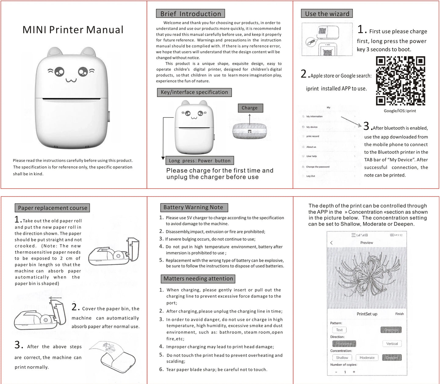 Mini Thermal Printer